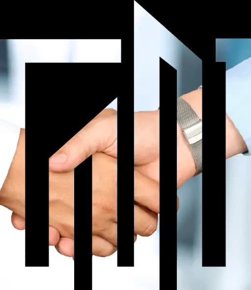 Business handshake representing Avendale supply chain partnerships