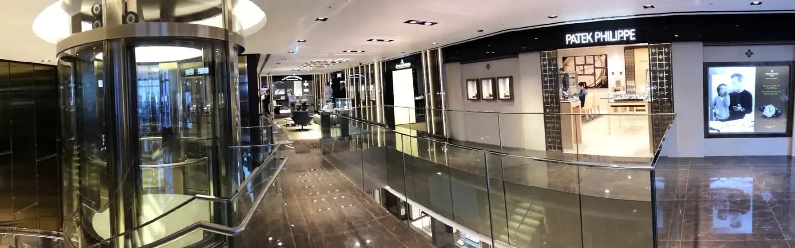 Watches of Switzerland glazed retail facade