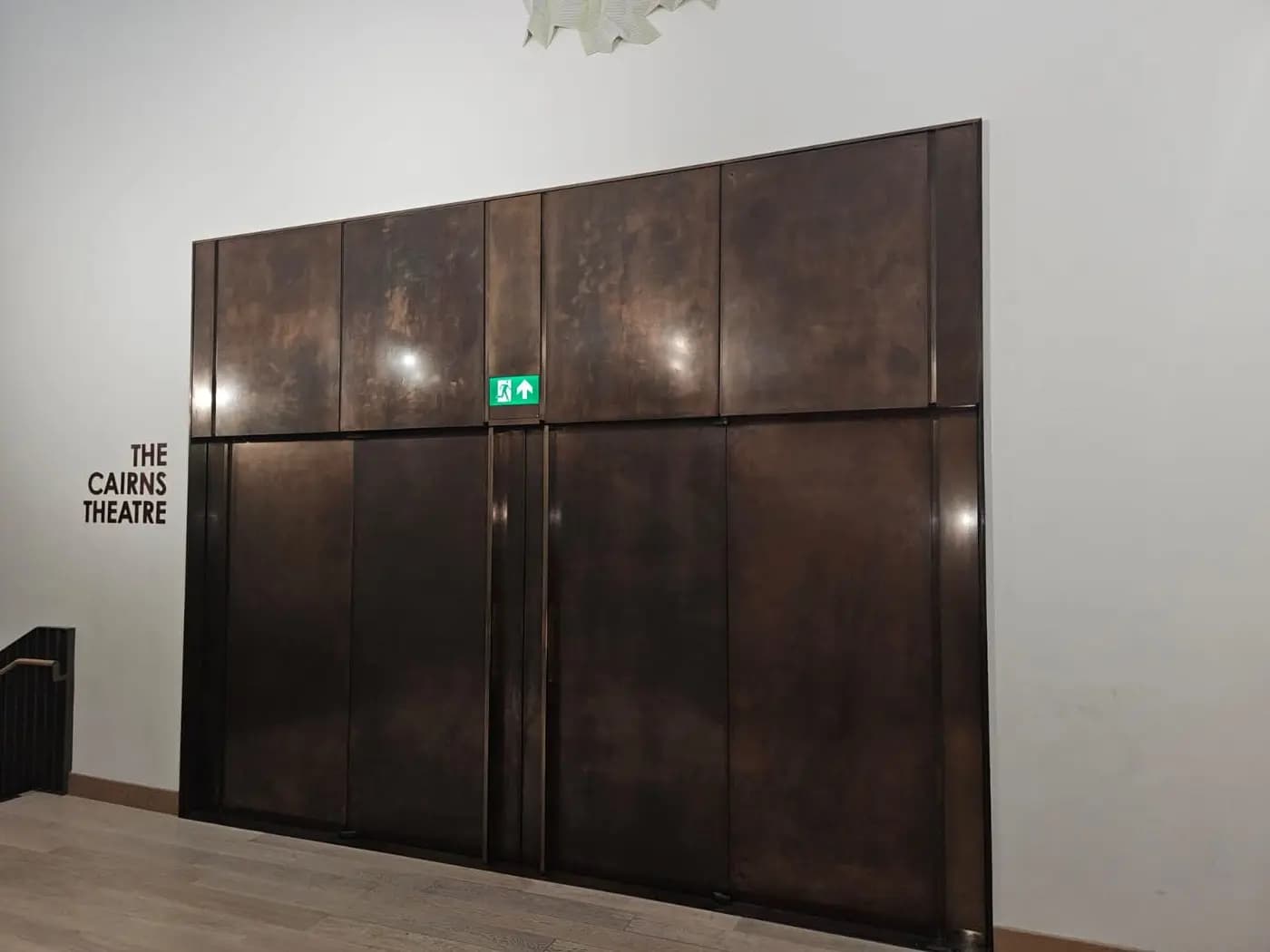 Dark bronze fire-rated door set